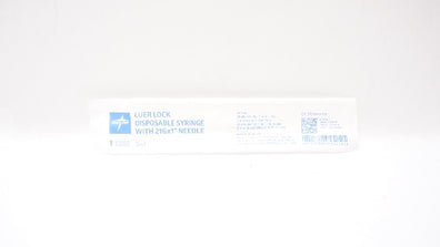 Medline SYR103215 Luer Lock Disposable Syringe W/ 21G x 1In Needle 3mL